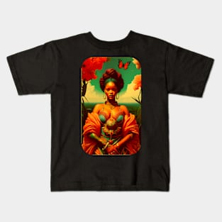 Rihanna Vintage Portrait Art Kids T-Shirt